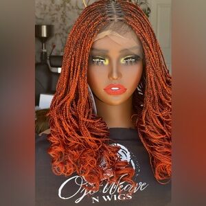 Full lace braided wig ready to ship as it is ,This unit can be customize .